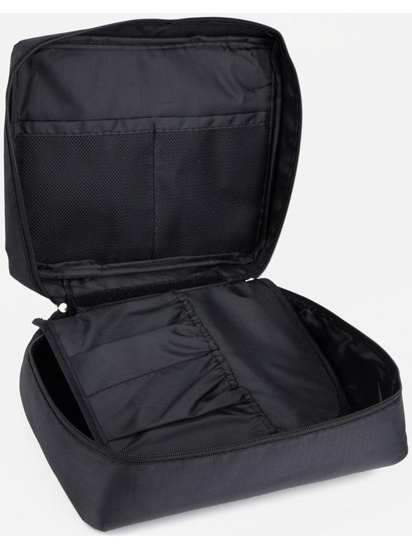 Косметичка на молнии, цвет черный