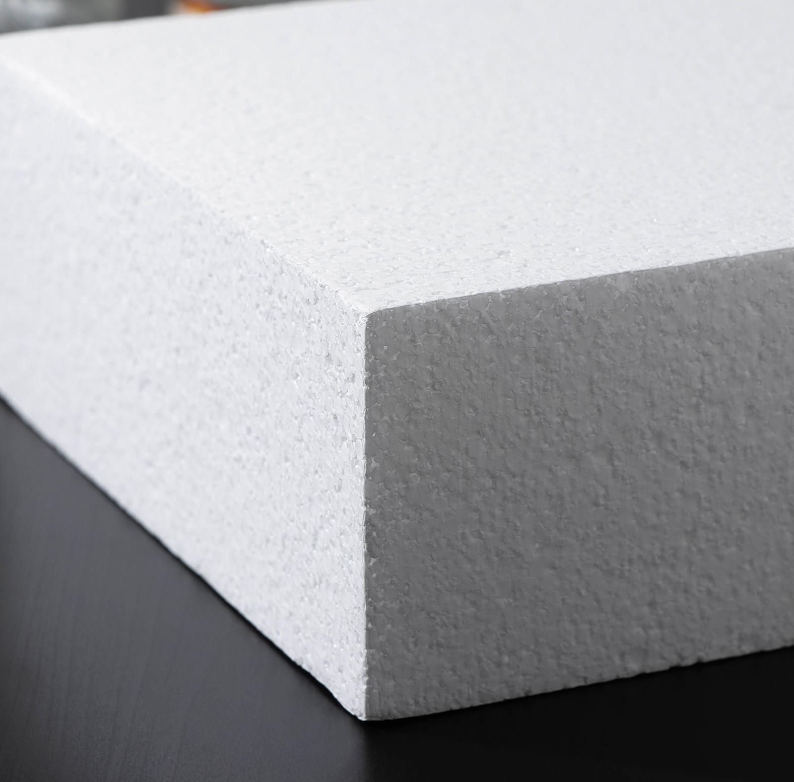 Фальшярус для торта квадратный, 25×25 см, h=10 см, цвет белый