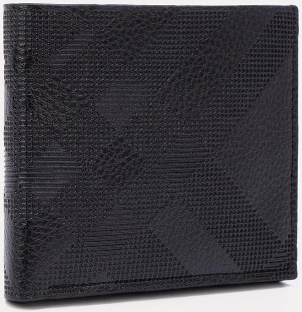 Портмоне без застёжки, для купюр, для карт, цвет чёрный