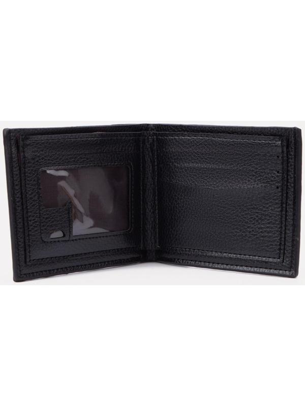 Портмоне без застёжки, для купюр, для карт, цвет чёрный