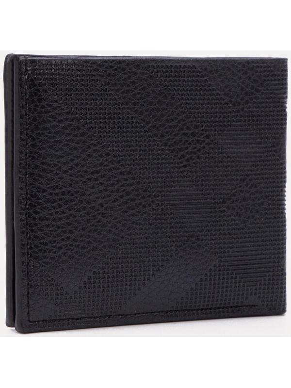 Портмоне без застёжки, для купюр, для карт, цвет чёрный