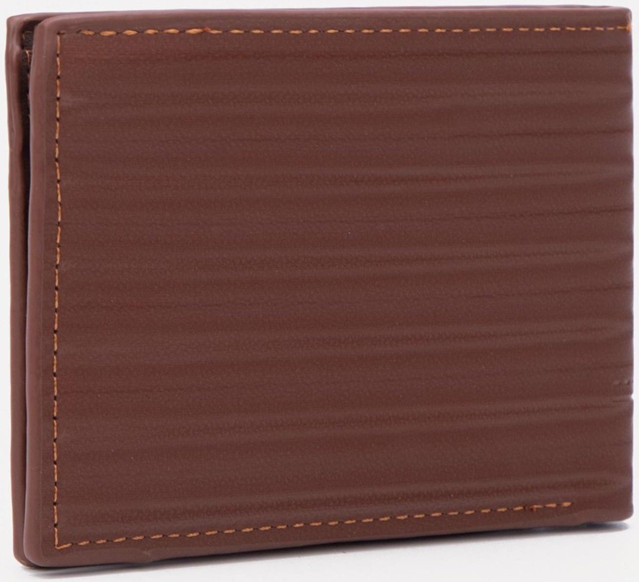 Портмоне без застёжки, для купюр, для карт, цвет коричневый