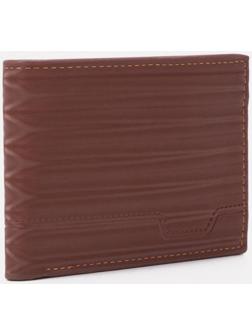 Портмоне без застёжки, для купюр, для карт, цвет коричневый