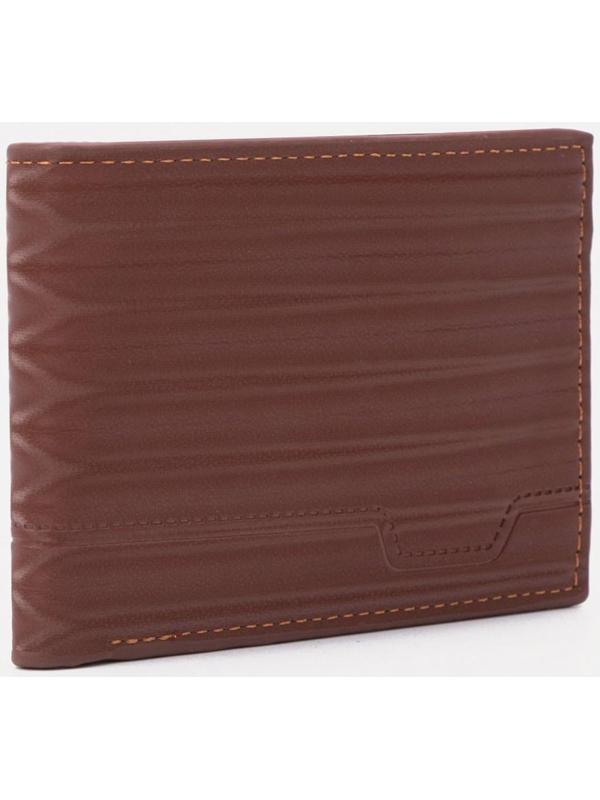 Портмоне без застёжки, для купюр, для карт, цвет коричневый