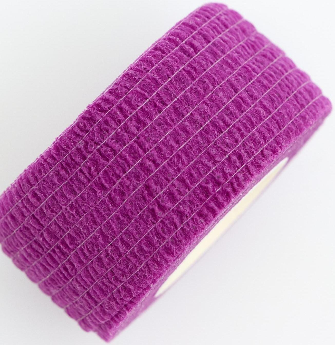 Бинт самофиксирующийся, 2,5 см х 4,5 м, фиолетовый