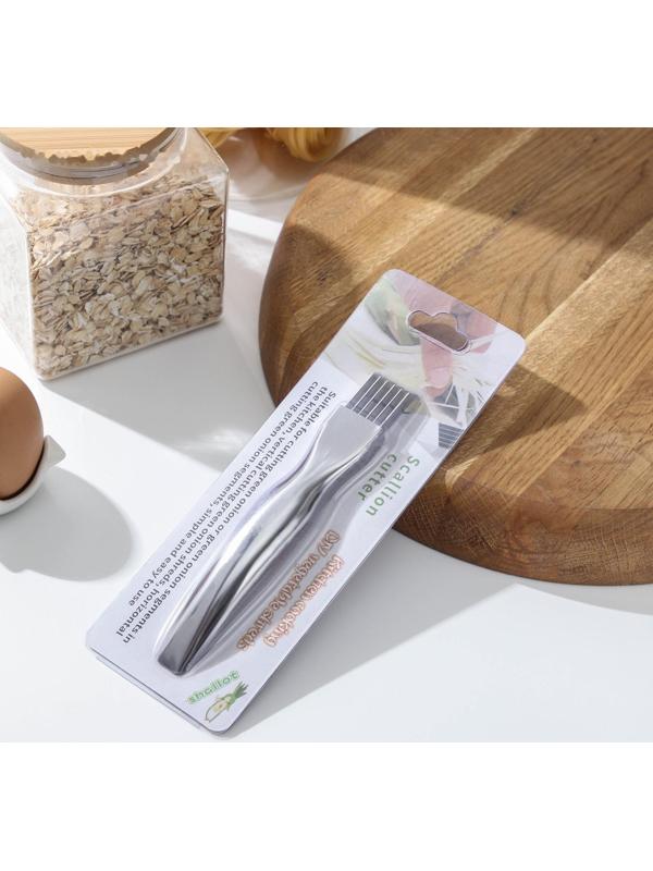 Нож для лука Steel, 16 см, нержавеющая сталь, цвет серебряный