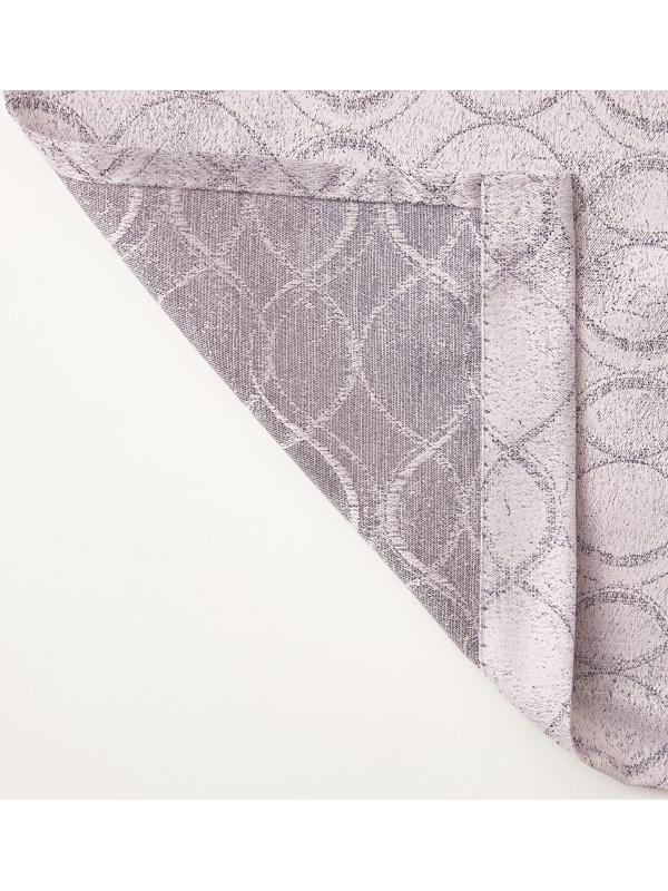 Штора портьерная жаккард Инфини 135х260см, розовый, пэ 100%