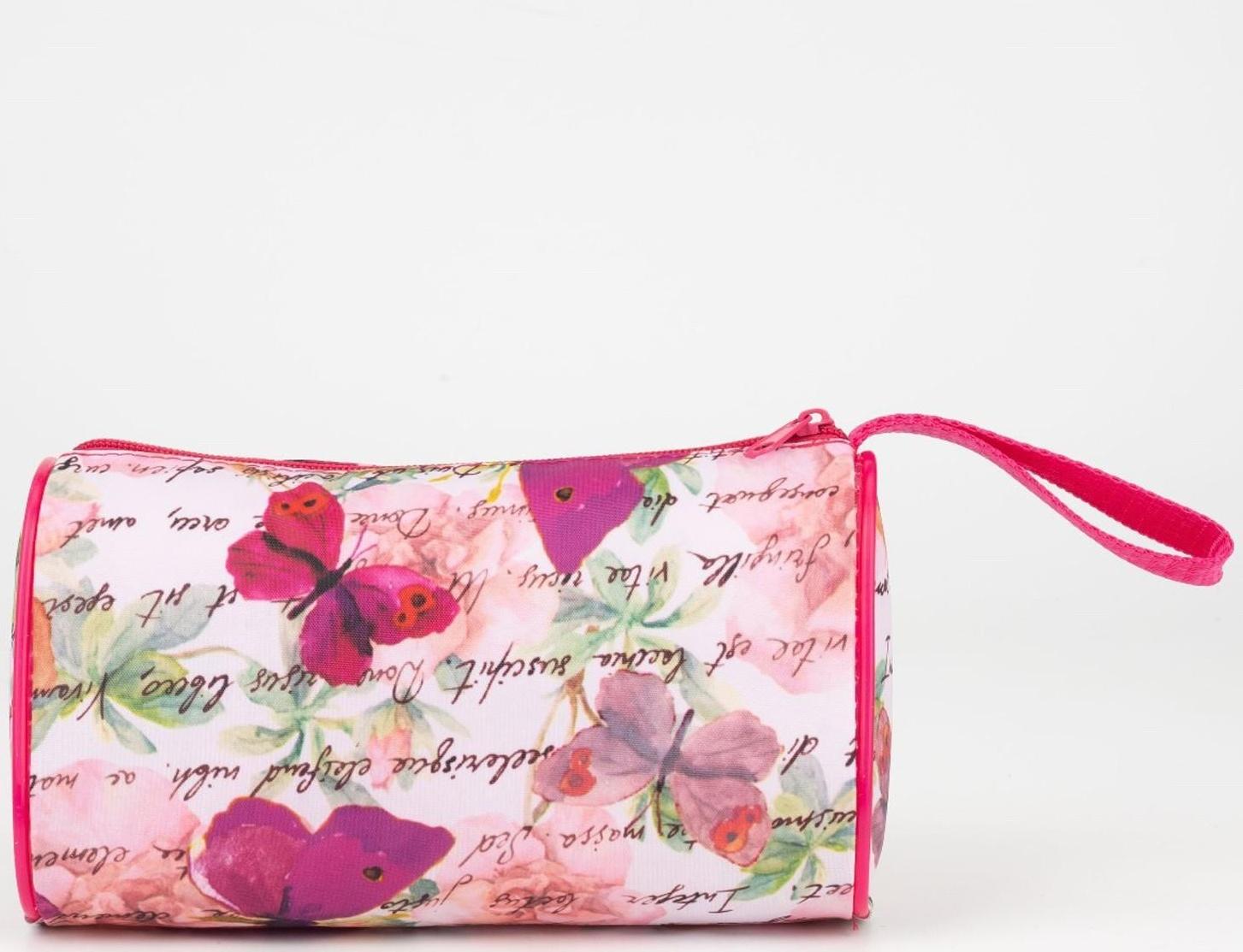 Косметичка на молнии, цвет розовый