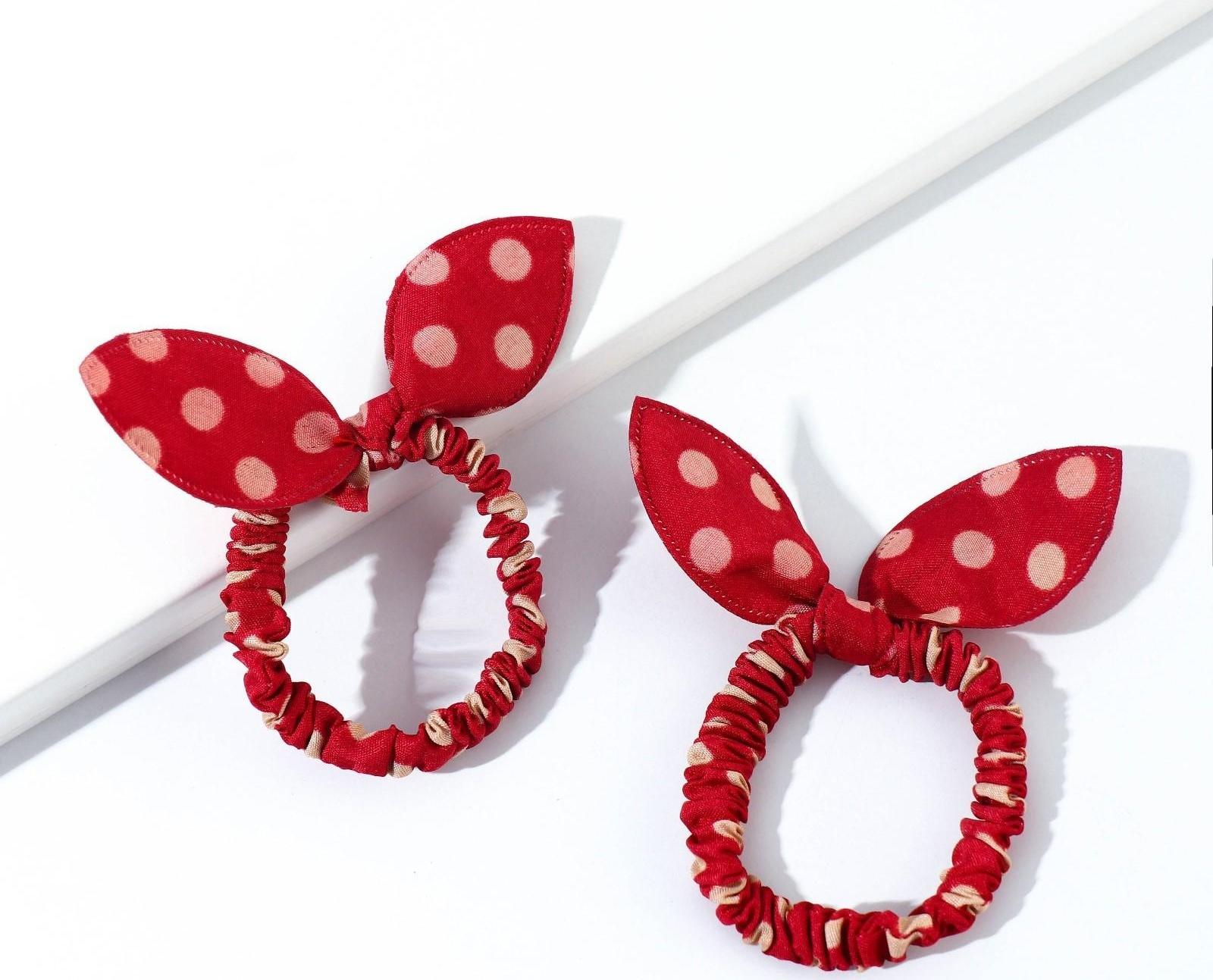 Набор резинки и ободок на подложке 