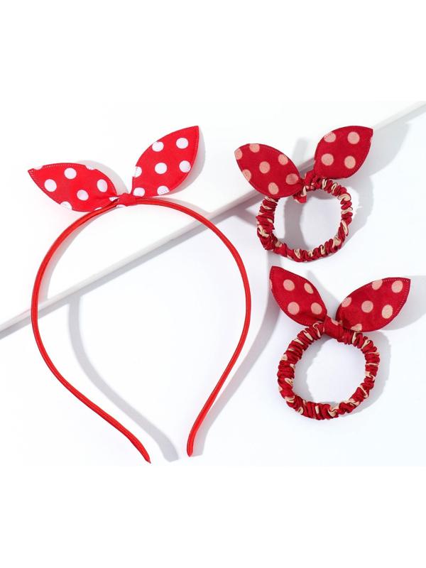 Набор резинки и ободок на подложке 