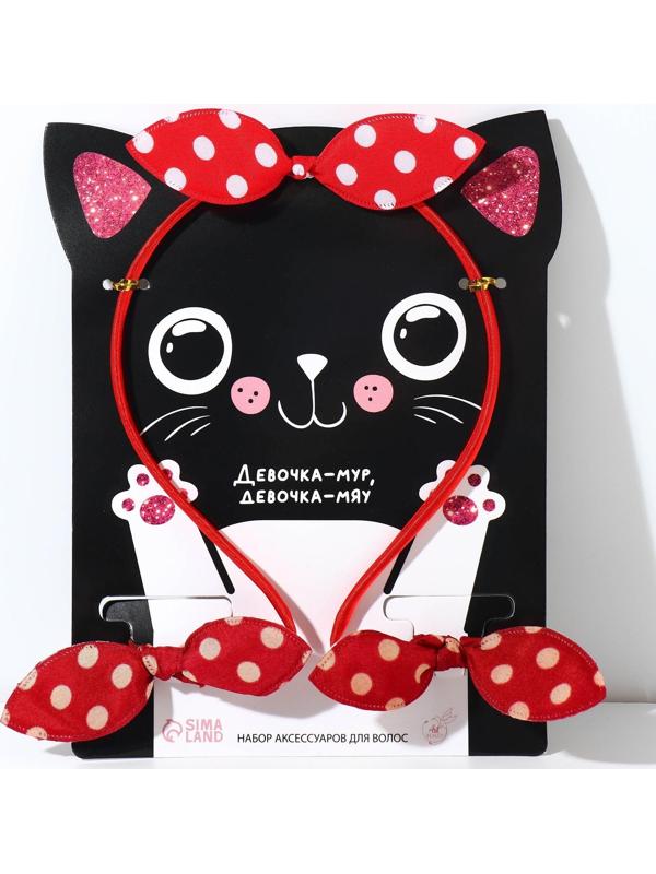 Набор резинки и ободок на подложке 