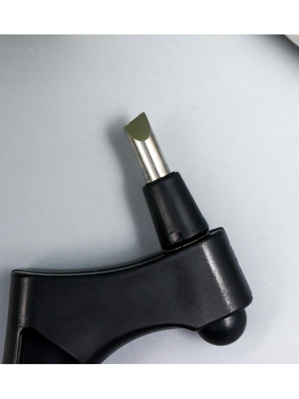 Нож универсальный, вращающийся на 360° с лезвием 15°  (бумага, винил, фольга) 17х4х1 см