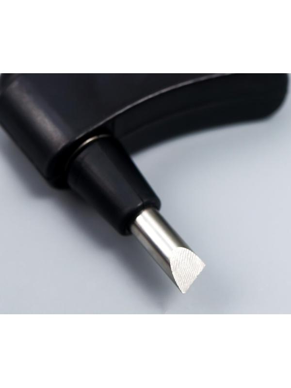 Нож универсальный, вращающийся на 360° с лезвием 15°  (бумага, винил, фольга) 17х4х1 см