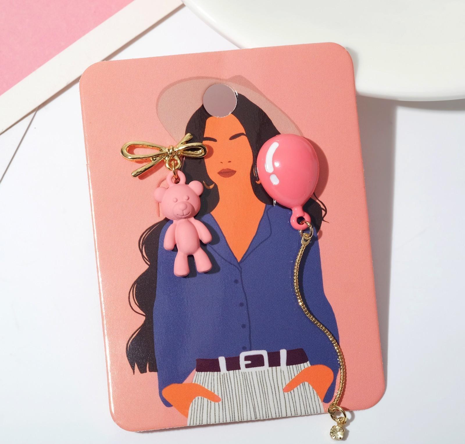 Серьги эмаль 