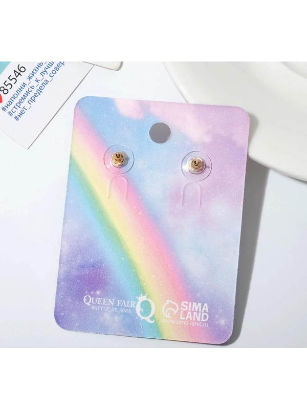 Серьги эмаль 