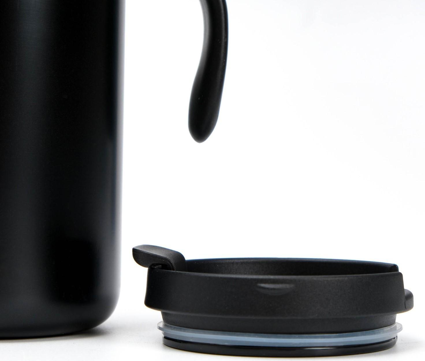 Термокружка, серия: Hot&Сool, 450 мл, сохраняет тепло 12 часов, 13 х 16 см, черная