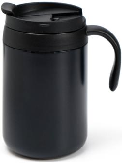 Термокружка, серия: Hot&Сool, 450 мл, сохраняет тепло 12 часов, 13 х 16 см, черная