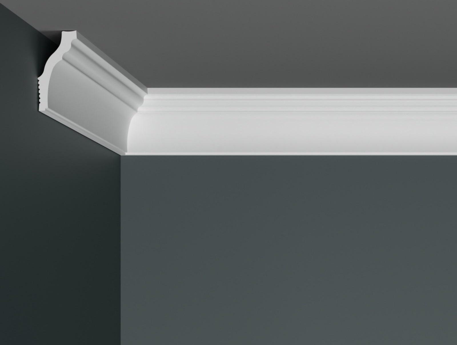 Потолочный плинтус для натяжных потолков R-65 30х60х2000мм