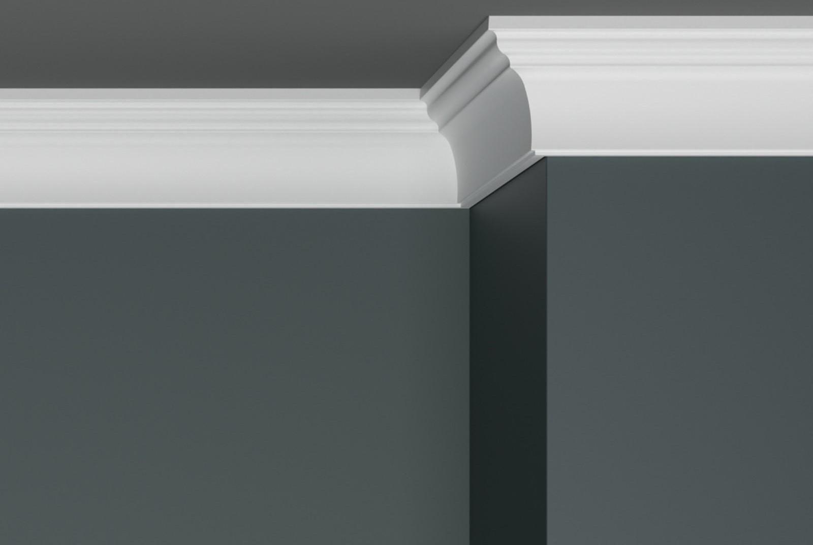 Потолочный плинтус для натяжных потолков R-65 30х60х2000мм