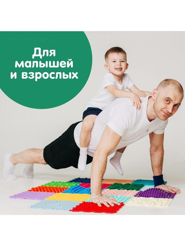 Модульный массажный коврик ОРТОДОН, набор «Богатырь»