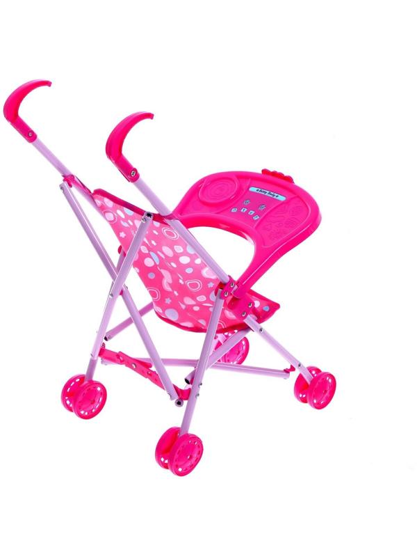 Коляска для кукол, металлический каркас, летняя