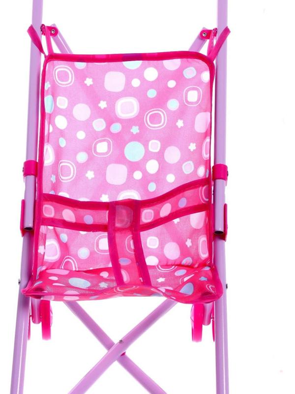 Коляска для кукол, металлический каркас, летняя