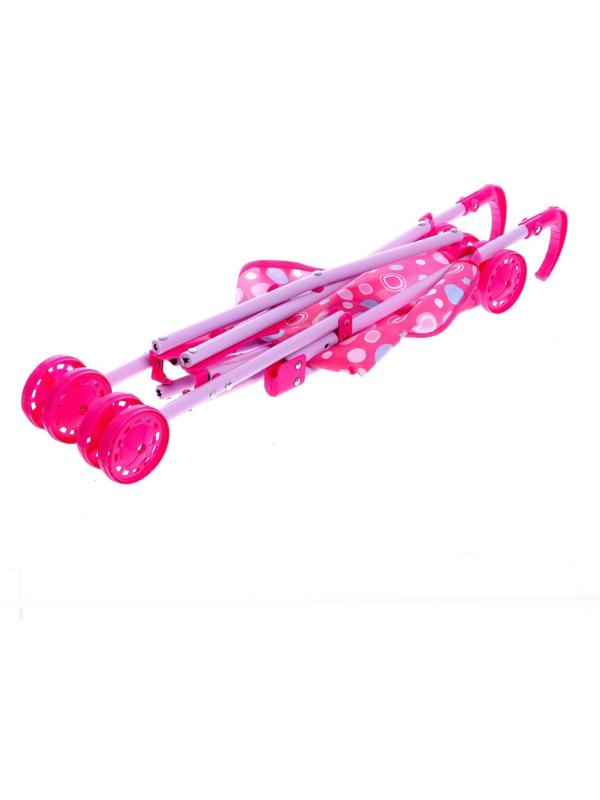 Коляска для кукол, металлический каркас, летняя