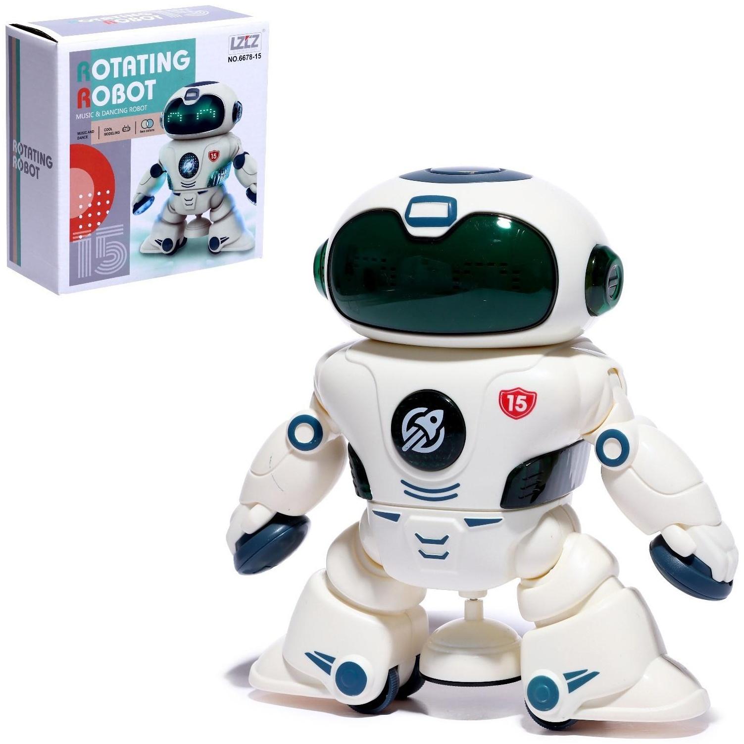 Робот «Космонавт», световые и звуковые эффекты, работает от батареек, цвета МИКС