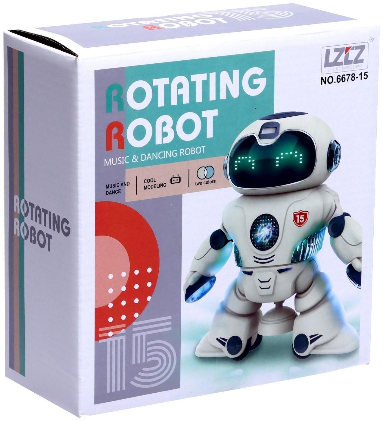 Робот «Космонавт», световые и звуковые эффекты, работает от батареек, цвета МИКС