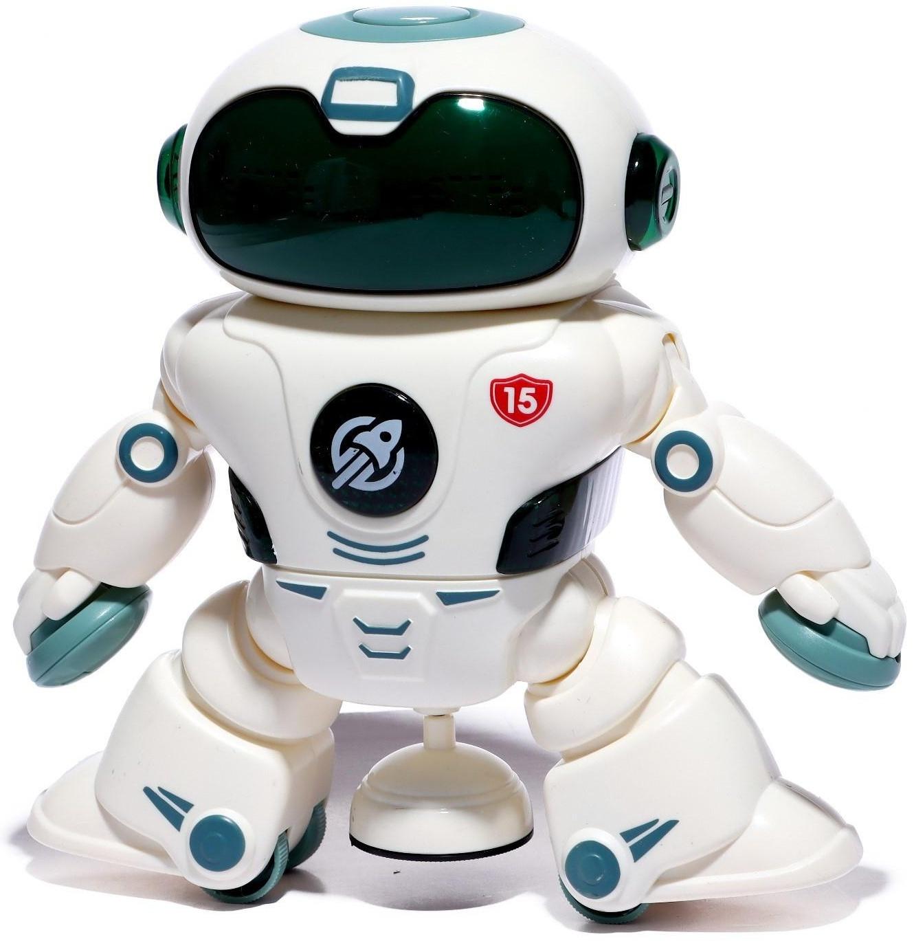 Робот «Космонавт», световые и звуковые эффекты, работает от батареек, цвета МИКС