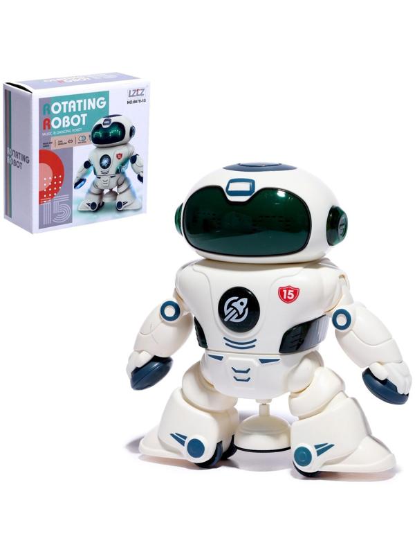 Робот «Космонавт», световые и звуковые эффекты, работает от батареек, цвета МИКС