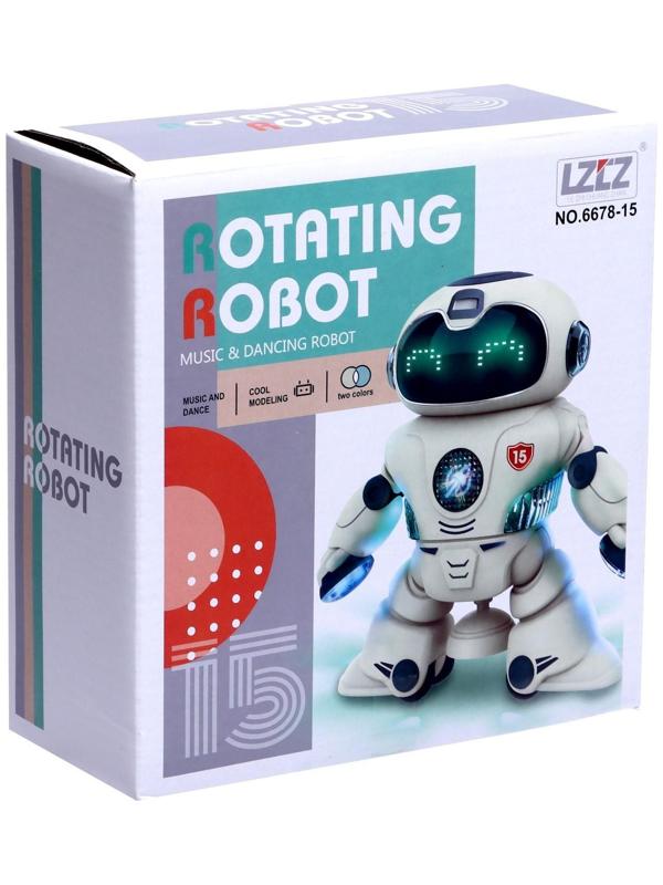 Робот «Космонавт», световые и звуковые эффекты, работает от батареек, цвета МИКС