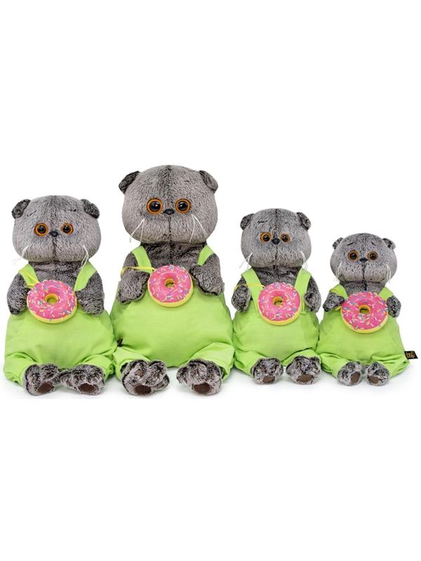 Мягкая игрушка «Басик с пончиком», 25 см