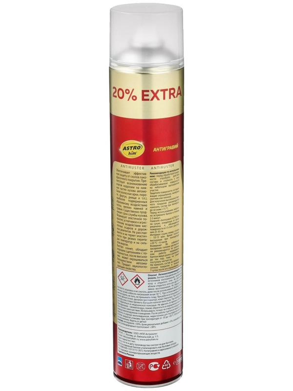 Антигравий Astrohim, прозрачный, аэрозоль, 1 л, АС-4801