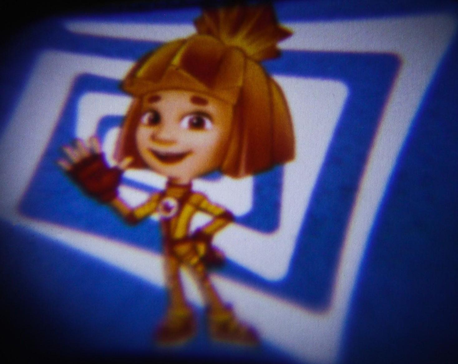 Игровой набор с проектором и 3 книжки ФИКСИКИ SL-05308, свет