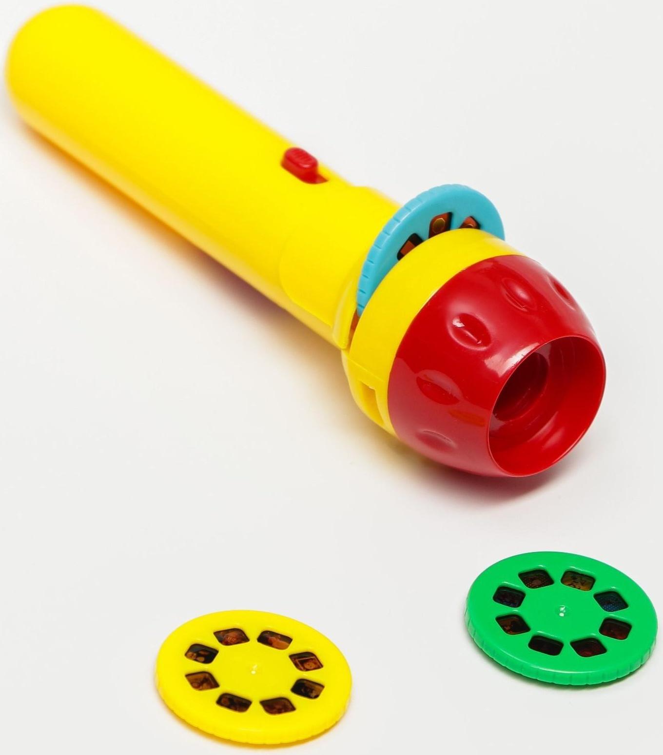 Игровой набор с проектором и 3 книжки ФИКСИКИ SL-05308, свет