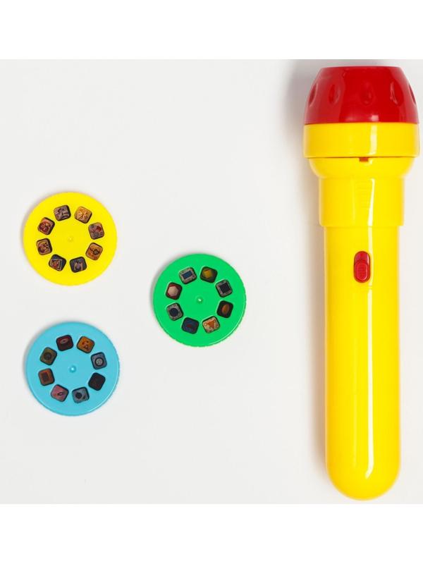 Игровой набор с проектором и 3 книжки ФИКСИКИ SL-05308, свет