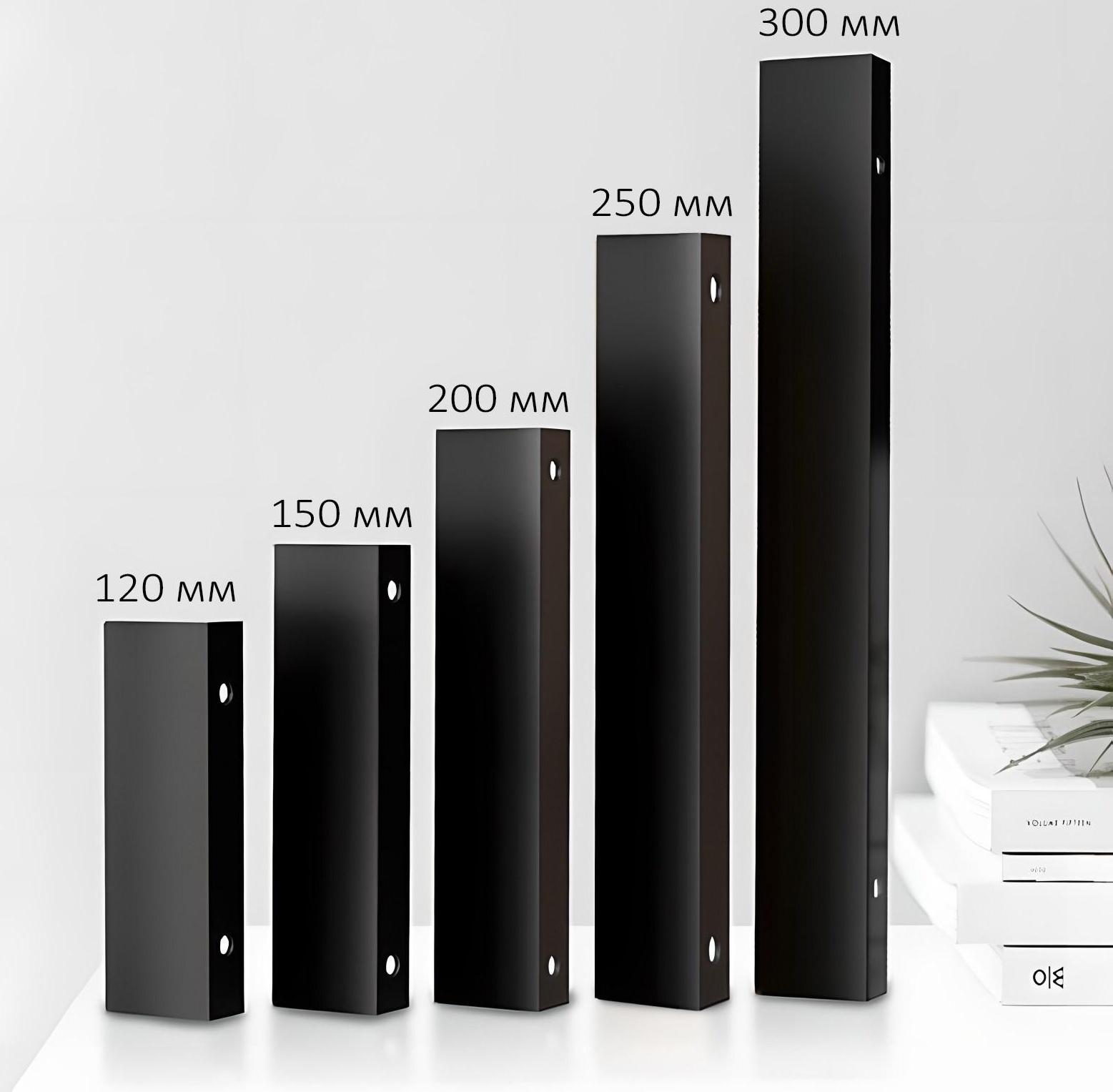 Ручка CAPPIO, L=200 мм, м/о 160 мм, цвет черный
