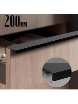 Ручка CAPPIO, L=200 мм, м/о 160 мм, цвет черный