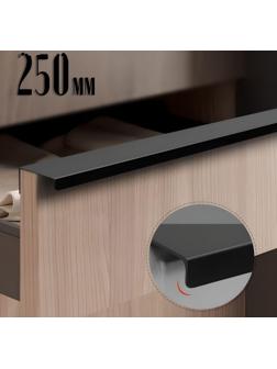 Ручка CAPPIO, L=250 мм, м/о 192 мм, цвет черный