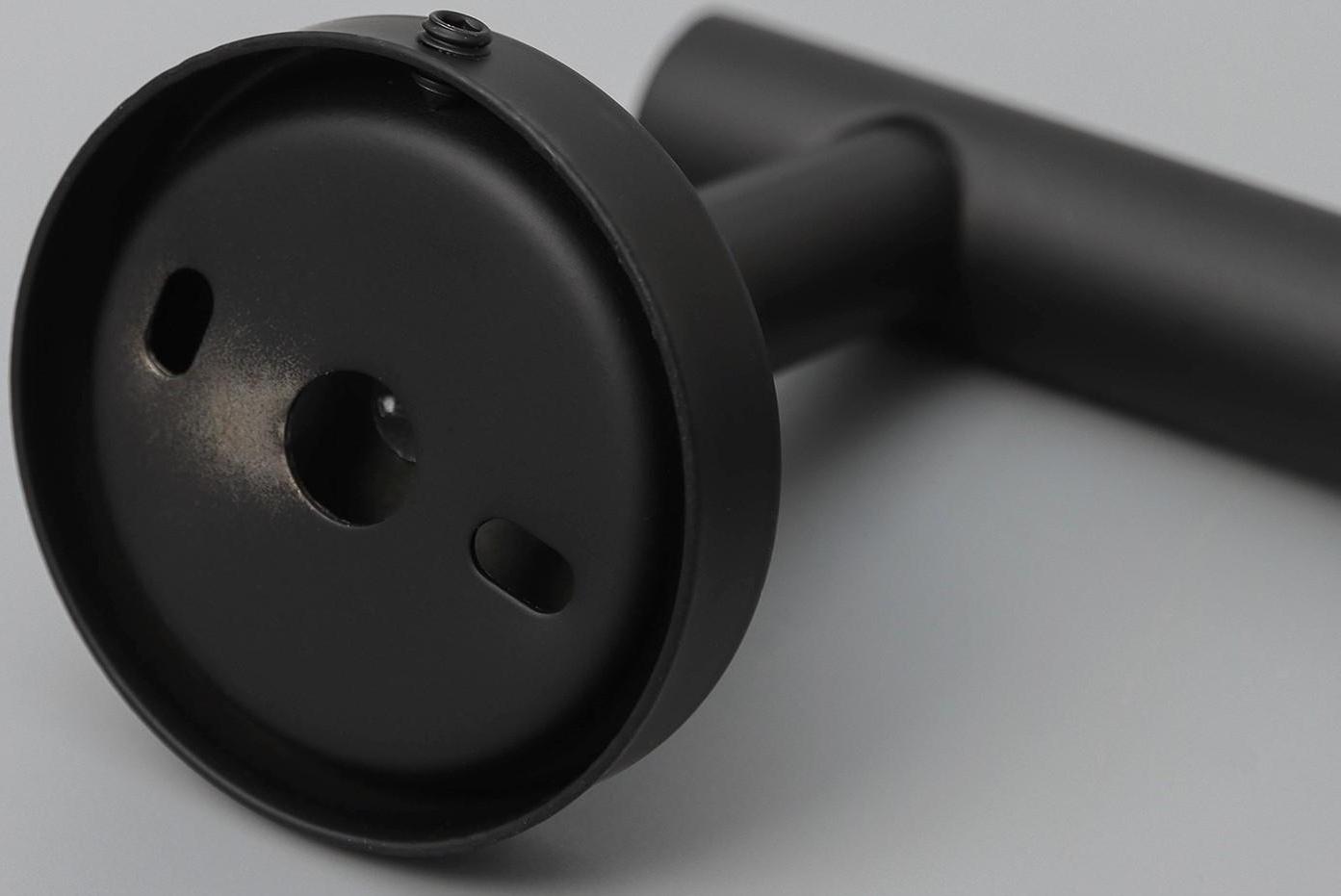 Держатель для туалетной бумаги, 16,2×2,5×9,5 см, нержавеющая сталь, цвет чёрный