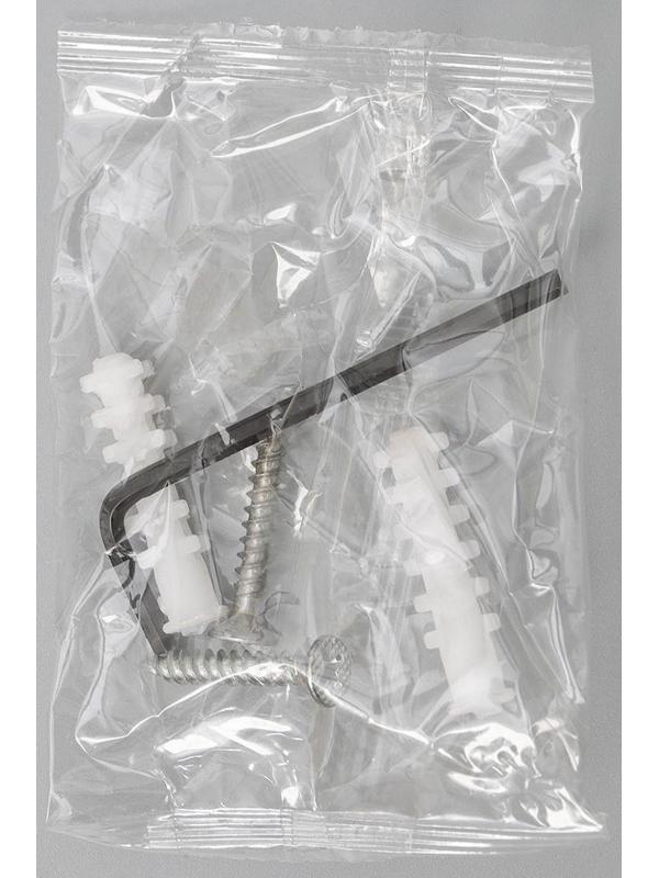 Держатель для туалетной бумаги, 16,2×2,5×9,5 см, нержавеющая сталь, цвет чёрный