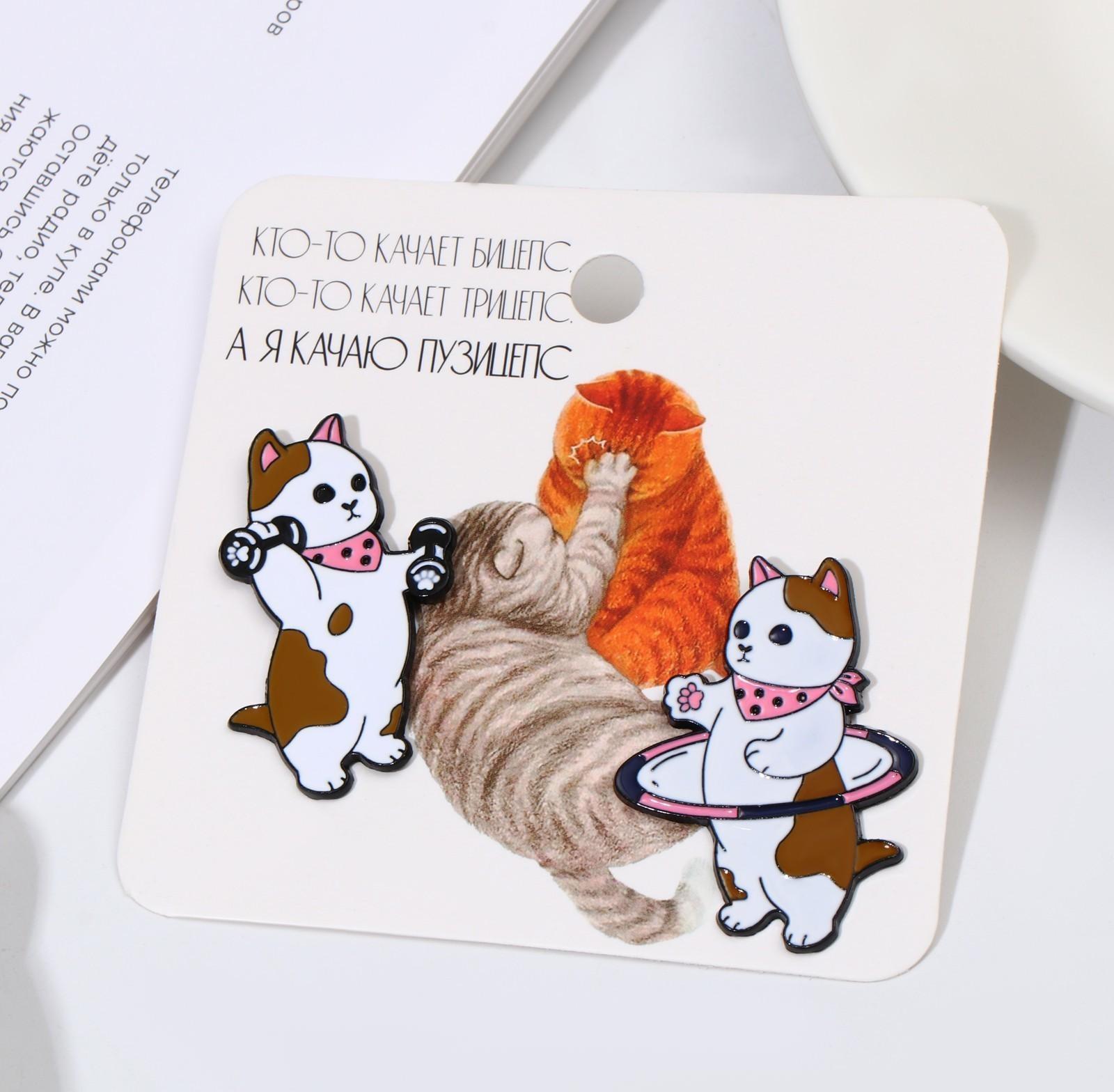 Набор значков (2шт) 