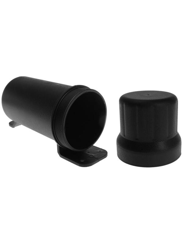 Контейнер мотоциклетный для хранения вещей, 36×10,5 см, черный