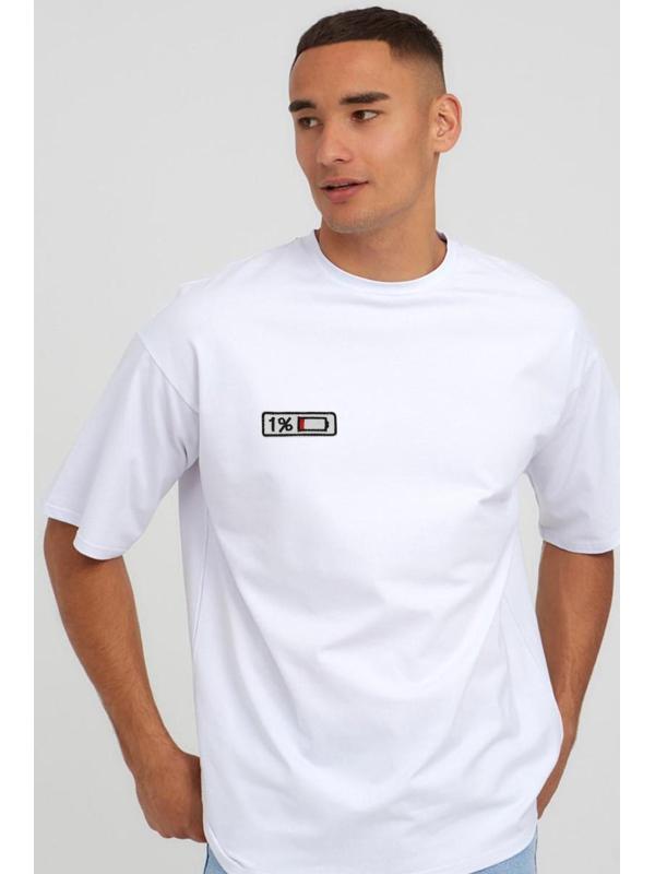 Термоаппликация «Зарядка», 6,5 × 2,3 см, цвет белый