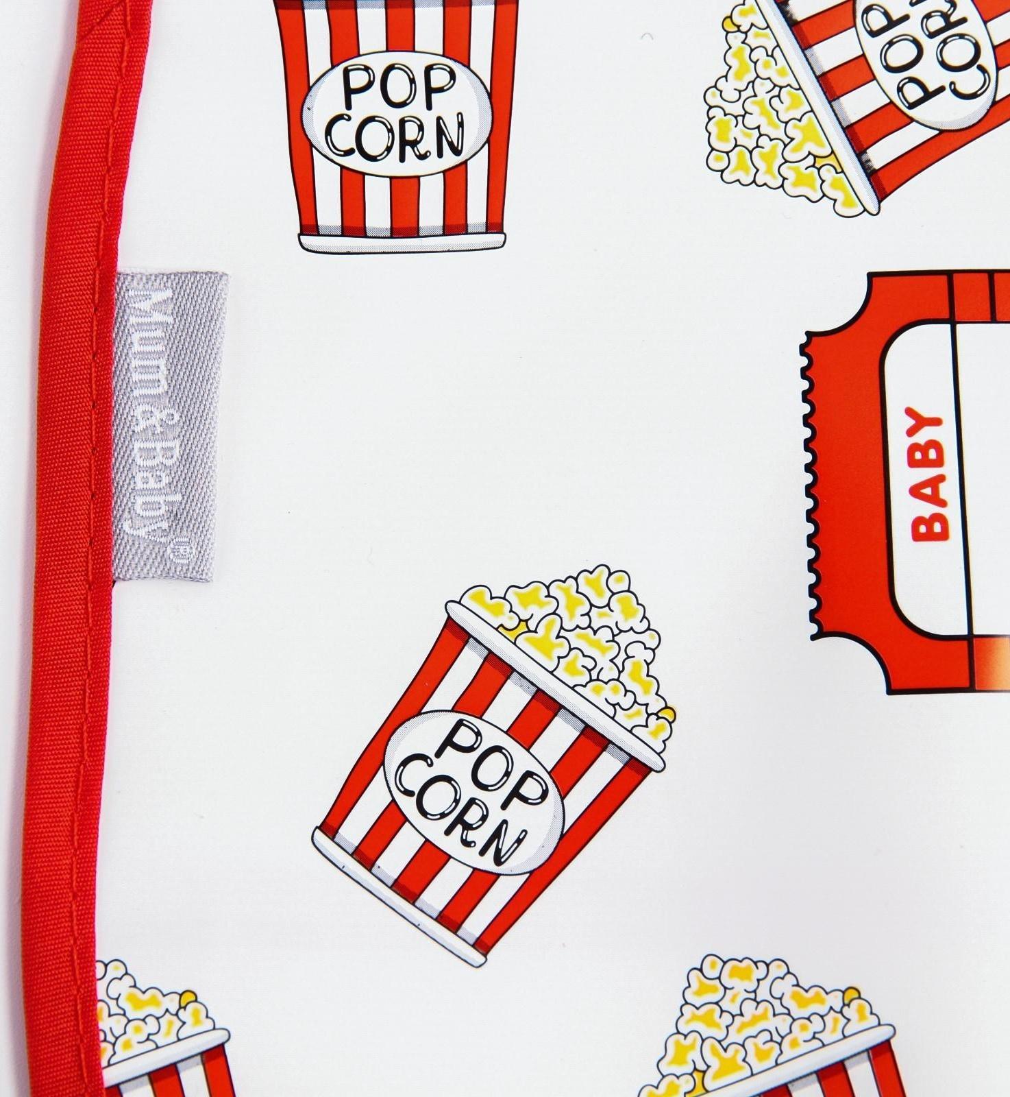 Нагрудник для кормления «Chill baby» непромокаемый на липучке, с карманом