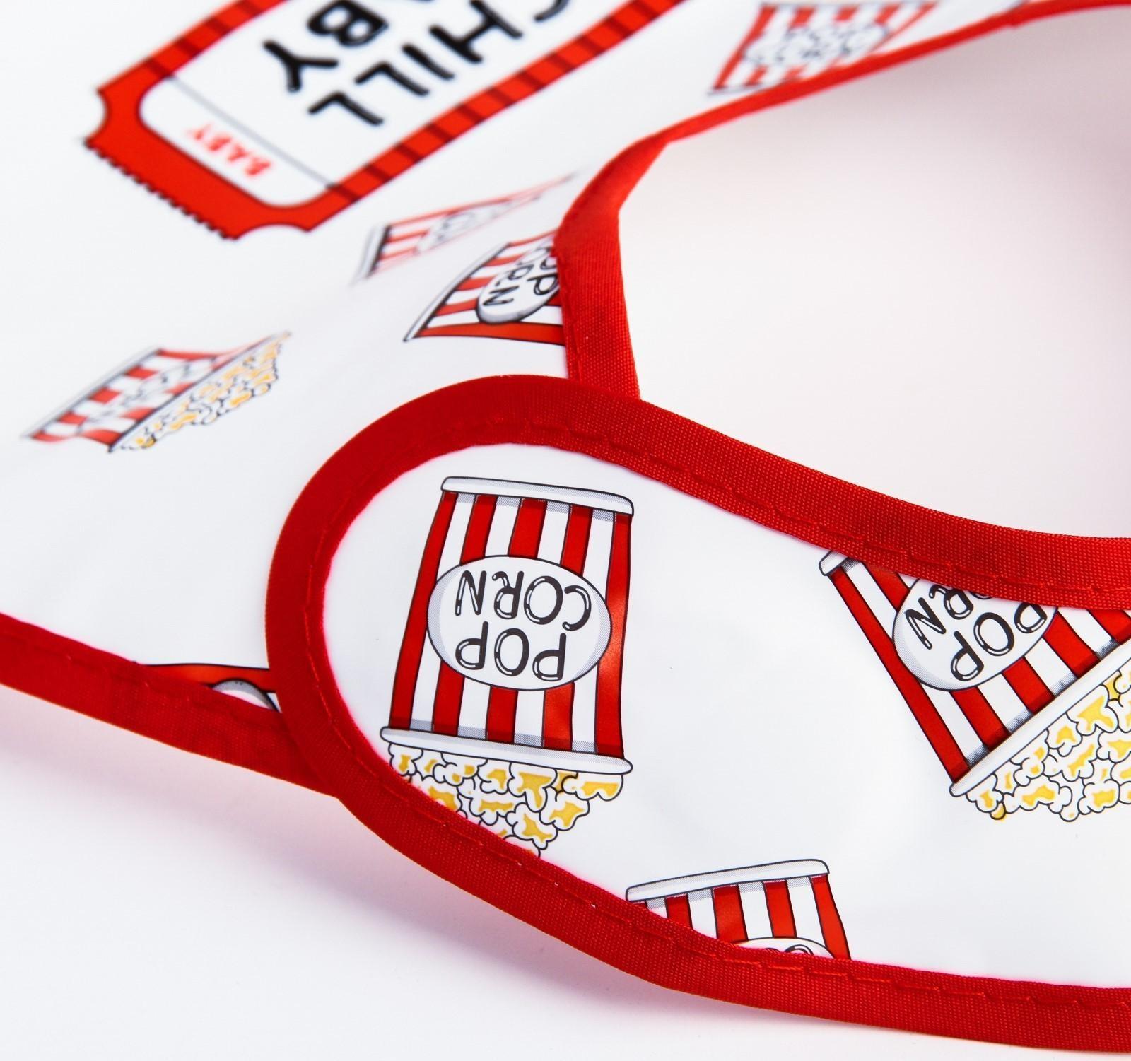 Нагрудник для кормления «Chill baby» непромокаемый на липучке, с карманом