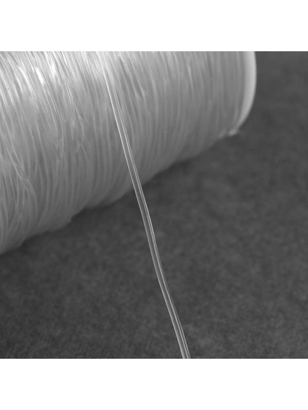 Шнур силиконовый, d = 1 мм, 50 м, цвет прозрачный, ECG-1.0