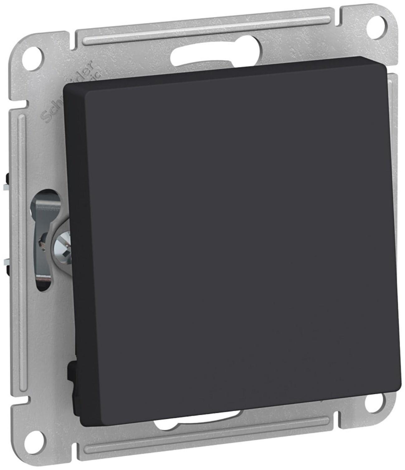 Переключатель проходной SE ATLASDESIGN, 10 А, 1 клавиша, IP20, скрытый, цвет кар., ATN001061