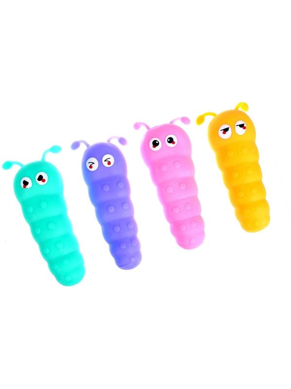 Мялка «Гусеница», цвета МИКС